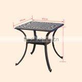 Outdoor Classic Beach Lounge Design Sofa Hollow Cast Aluminum Chaise Lounge Sofa thumbnail-6