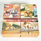 Wholesale Custom Printed Coloring Gift Box Wrapping Paper Box