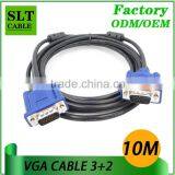 SLT High Quality 10M 3+2 VGA Male to VGA Male Cable 15pin for Computer Monitor Projector Laptop Hdtv LCD Etc Multimedia thumbnail-2