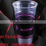 Disposable Plastic Wine Glasses,coffee Cups With Lids,plastic Cups With Flat Lids thumbnail-1