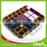 Super Fun EU Standard Kids Indoor Bungee Jumping Trampoline for Amusement Park thumbnail-1