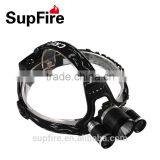SupFire Powerful Camping Hiking Outdoor Climbling Led Head Light Rechargeable Head Torch