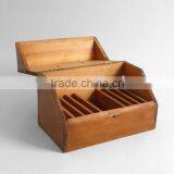 Multiple Vintage Industry Wood Chest With Many Part