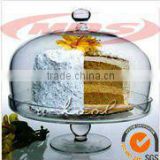 Round Clear Glass Cake Cover