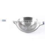 Stainless Steel Korean Wok With Glass Lid thumbnail-2