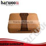 Leather Watch Box With Brown Belt,embossed Leather Watch Packaging