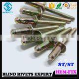 HIGH QUALITY HOT SELLING FACTORY HIGH SHEAR STRENGTH HEM TYPE RIVETS FOR TRUCK thumbnail-5