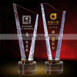 2015 Hot Sale Pillar Crystal Trophy