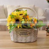 Cheap Handmade Custom Laundry Baskets Wicker Storage Baskets Picnic Baskets Flower Baskets thumbnail-3