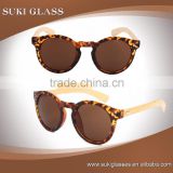 Custom PC frame bamboo temples brand sunglasses