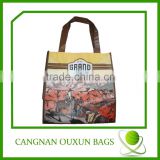 Customized unique design rpet non-woven shopping bags