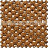 2015 New Style Brown and Low Cost 100% Polyester Mesh Fabric for Dress thumbnail-1