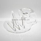 Innovative Design Desktop Clear Acrylic Toast Holder,toast Rack,bread Rack With Egg Hole thumbnail-2