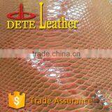 Moisturecure pu Leather Synthetic Leather Python for Bags thumbnail-4