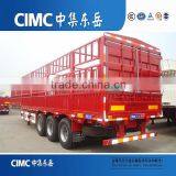 CIMC Three Axle Horse Heavy Duty Stake Animal Transport Tractor Trailer