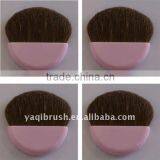 Pink Handle Mini Half Moon Blush Brush Cosmetic Brush thumbnail-1