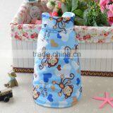 Cute Pink Blue Yellow Monkey Thermal Winter Tank Cat Dog Pet Wear Pet Apparel thumbnail-3