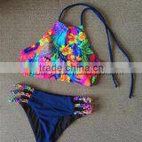 Latest Printing bikinis woman swimwear bikini sexy