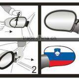 High Quality Top Sell Custom Logo Design Car Mirror Flags thumbnail-6