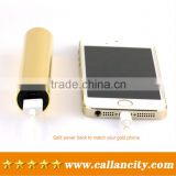 New design luxury 24ct gold plating power bank