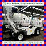 Italy technology self charging and self discharging concrete/cement mixer vehicle
