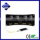 Electricity Storage 2 in 1 Folde Waterpro 8W Solar Charger for Mobile Phone, Tablet Chargering thumbnail-2