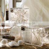 Luxuriant in Design High Clear Square Acrylic Makeup Cosmetic Storage Boxes