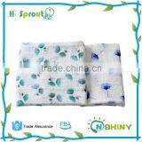 Organic Muslin Swaddle Blanket - X Large Swaddling Blankets thumbnail-1