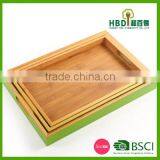 Eco-friendly Wooden Tea Tray/wooden Coffee Serving Tray Wholesale thumbnail-3