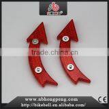 Adjustable Mountain Plastic Red Rear Carrier Bicycle Spoke Wheel Reflectors thumbnail-1