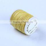 2015 Hot Sell Colorful 2.5mm Round Korea Cotton Waxed Cord for Bracelet Necklace Garments Wholesale thumbnail-4