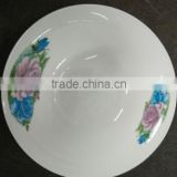 wholesale white porcelain salad bowl set round shape porcelain ceramic dinner salad bowl