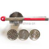 Large Hand Stainless Steel Mash Potato Ricer Masher/ Fruit Press With Soft Touch Handles thumbnail-2