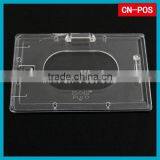 Plastic Rigid id Card Holders for Hanging