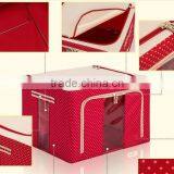 FH-CL0044 Popular Style Polka Dot Fabric Oxford Clothes Storage Box thumbnail-4