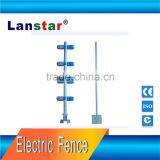 Aluminium Alloy Terminal Post for Electric Fence, Power Coated Aluminum Fence Post for Top Wall Fencing thumbnail-1