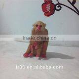 Decorative Furry Artificial Plush Toy Garden Monkey thumbnail-3