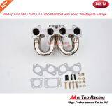 Mertop Race Stainless Steel VW Golf 1 MK1 16v 1.8L and 2L T3 Turbo Exhaust Manifold With Audi RS2 Wastegate Flange thumbnail-5
