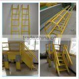 Insulation Fiberglass FRP Ladders| Fixed Cage Ladder thumbnail-2