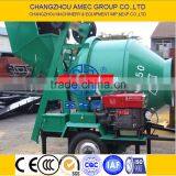 AMEC Brand 350L Mobile Diesel Concrete Mixer / Cement Mixers