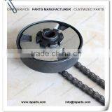 #35 Chain 5/8" Bore 11 Tooth Max Torque Clutch and #35 Chain Mini Bike Go Kart Parts thumbnail-3