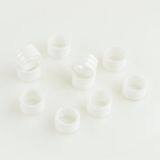 8mm Black Zirconia Ceramic Grid Design Wedding Wide Band Rings thumbnail-2