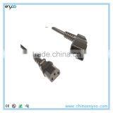 C20 Right Angle to C13 Power Cable - PC Power Cord thumbnail-2