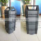 Customized 4-Side Rotating Metal Hook Table Keychain Stand thumbnail-5