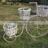 2014 Classical Shabby Chic Metal Hanging Flower Pot Stand thumbnail-1