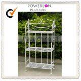 3-tier Handmade Outdoor Wrought Iron Flower Shelf thumbnail-1