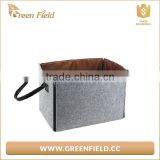 Professional Portable Best Sale Folded Felt Cloth Laundry Basket thumbnail-1