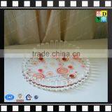 High Clear Acrylic Round Tray PMMA Candy Tray Wholesale From Shenzhen Yidong thumbnail-1