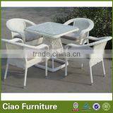 Powder Coated Home Rattan Outdoor Table thumbnail-4