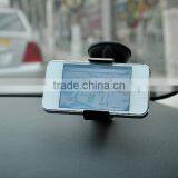 Suction Cup Car Mount Phone Holder Trestle With Plastic Clip for Photo thumbnail-1